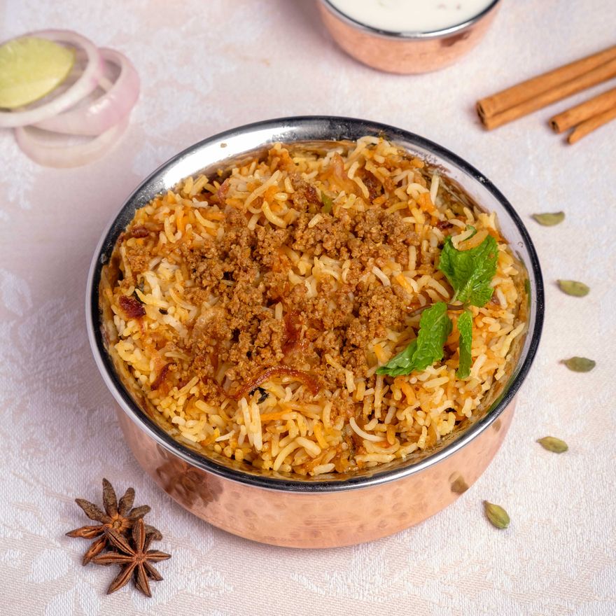 Mutton Keema Biryani