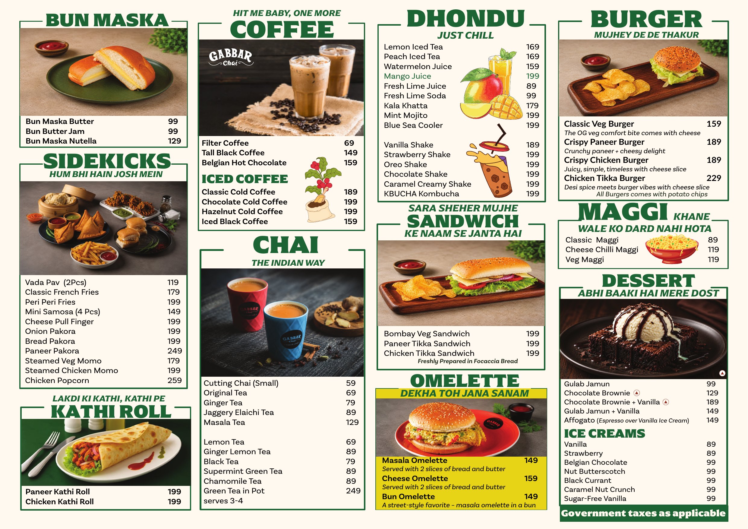 Birbal Biryani menu — Sulikunte — page 2