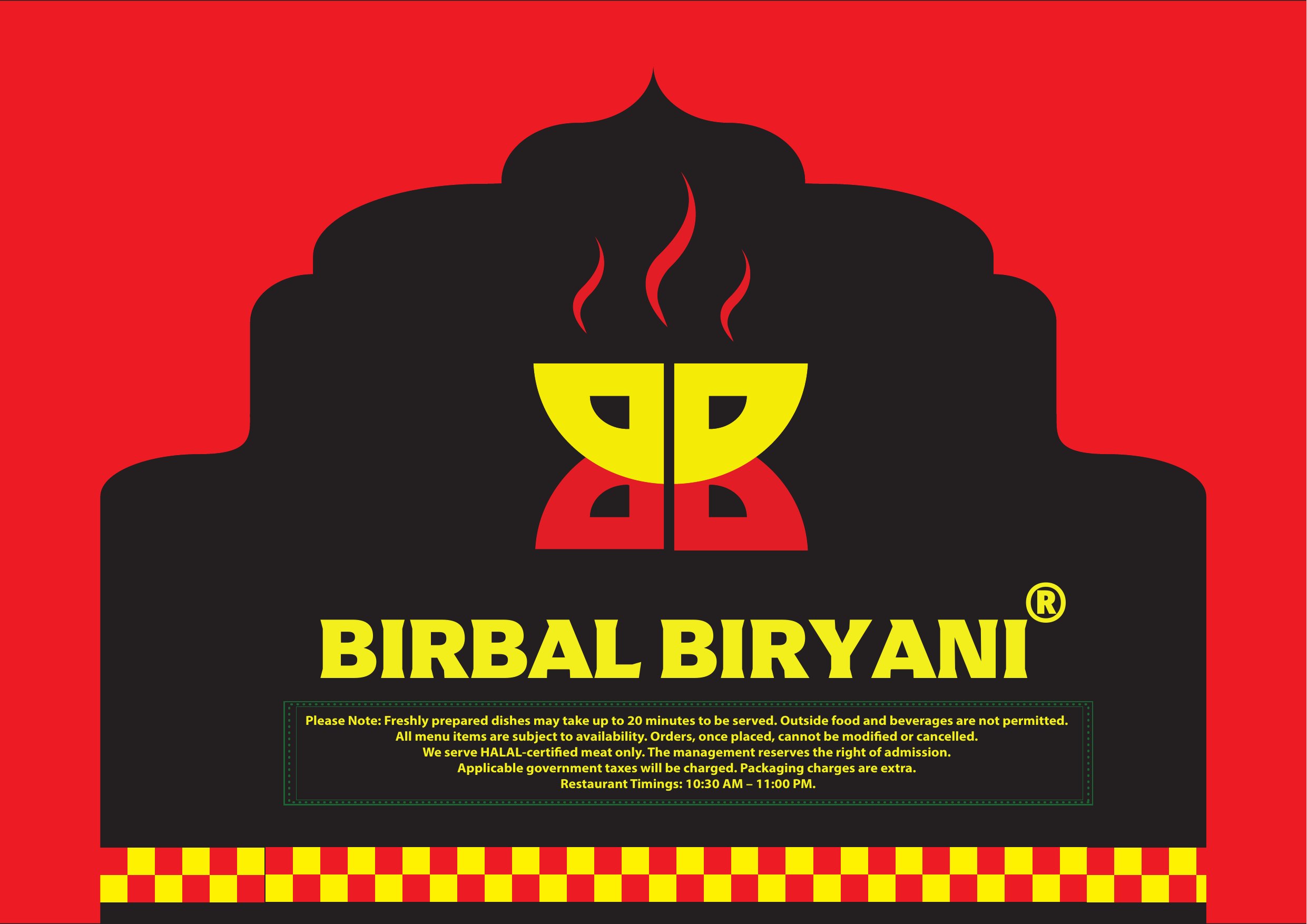 Birbal Biryani menu — Varthur Road — page 2